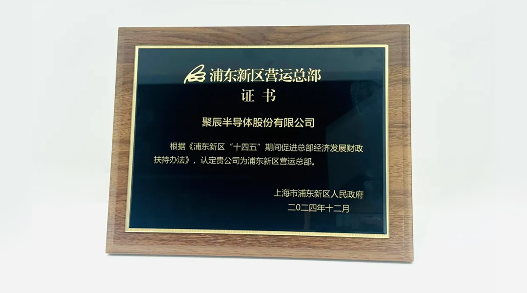 聚辰半導體榮獲“浦東新區(qū)運營總部”頒證